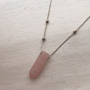 Rose Quartz Alex and Ani Necklace